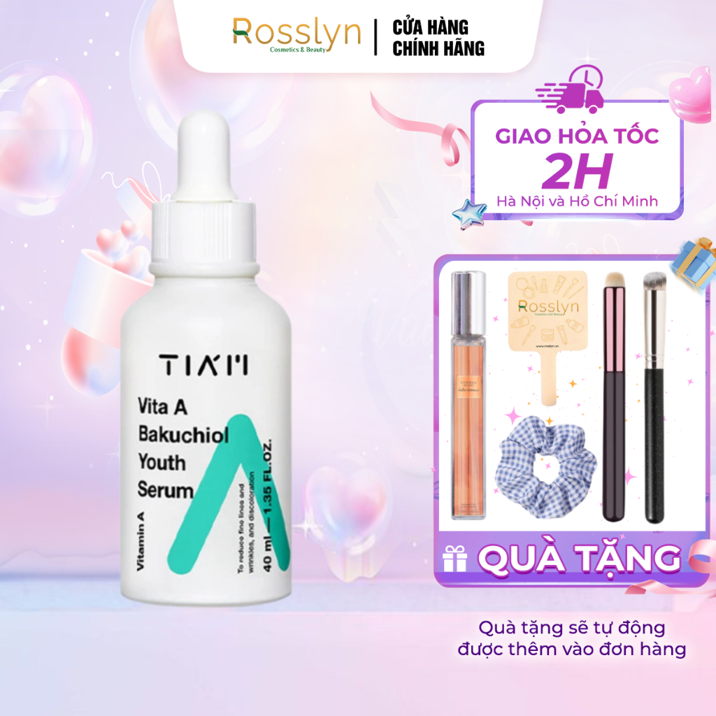 Tinh chất TIAM Vita A Bakuchiol Youth Serum 40ml Rosslyn Hà Nội