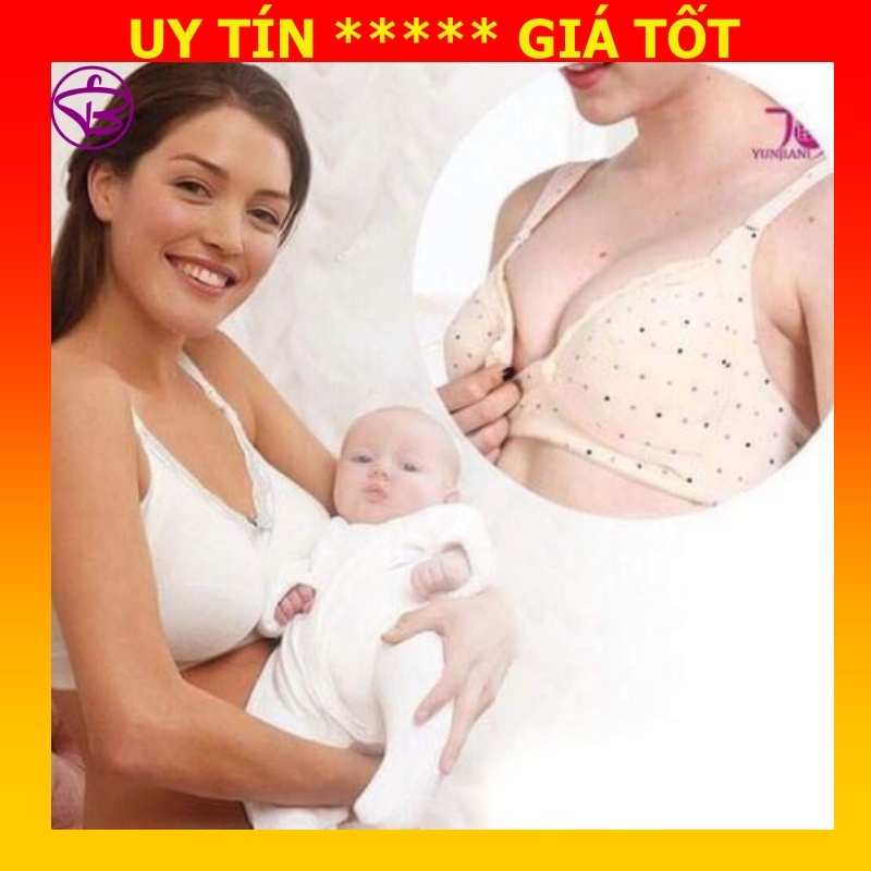 Còn size 40 - Áo ngực cho bé bú chấm bi