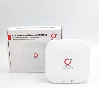 Bộ Phát Wifi 4G LTE Olax MT30 Chính Hãng 150Mbs dung lượng pin 4000mAh hỗ trợ 1 cổng LAN kết nối cùng lúc 8 thiết bị