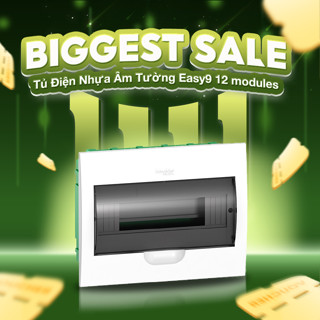 Tủ điện nhựa âm tường 12 modules EZ9E112S2F dòng Easy9 Book Schneider - 400V - 63A