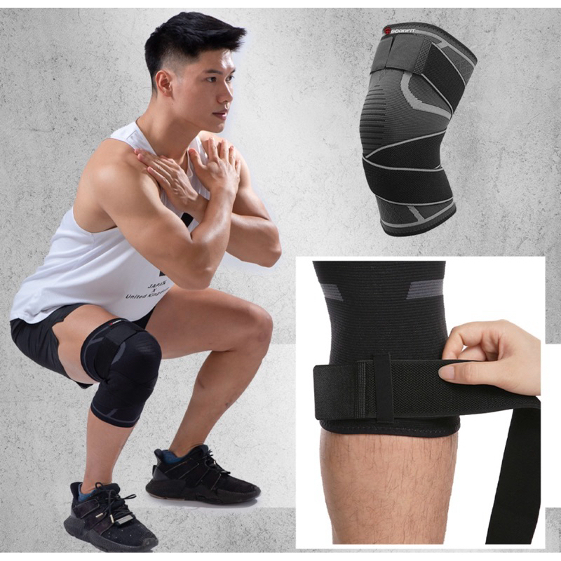 Bó gối thể thao GoodFit 2 trong 1 GF511K Băng khớp gối cố định gối