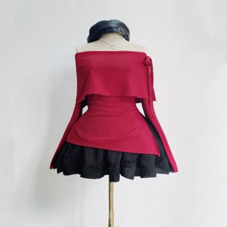  Áo thun bigsize nữ trễ vai tay dài buộc nơ điệu đà dáng vừa chất vải tăm mềm mịn co giãn - G257 