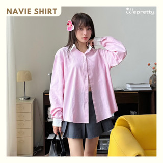 [TẶNG DÂY REN] Áo Sơmi OXFORD NAVIE SHIRT Wepretty PREMIUM Kẻ Sọc Cổ Trắng Phù Hợp Mặc Hằng Ngày