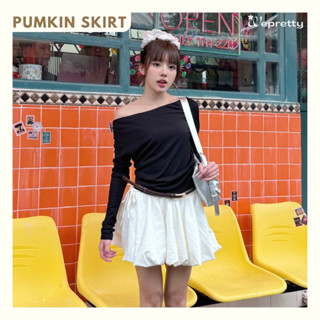 Chân Váy Bí Ngắn Có Dây Rút SHORT PUMKIN SKIRT Wepretty Clothes  Dễ Thương Hàn Quốc Hợp Thời Trang