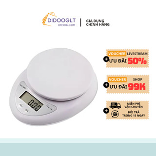 Cân tiểu ly điện tử nhà bếp mini làm bánh đồ ăn nguyên liệu chính xác cao tặng kèm pin tiện lợi ( didooglt )