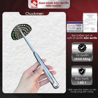 Dụng cụ dằm nghiền đồ ăn inox Chockmen tay cầm chắc chắn, nhỏ nhe, nhẵn bóng (CKM85)