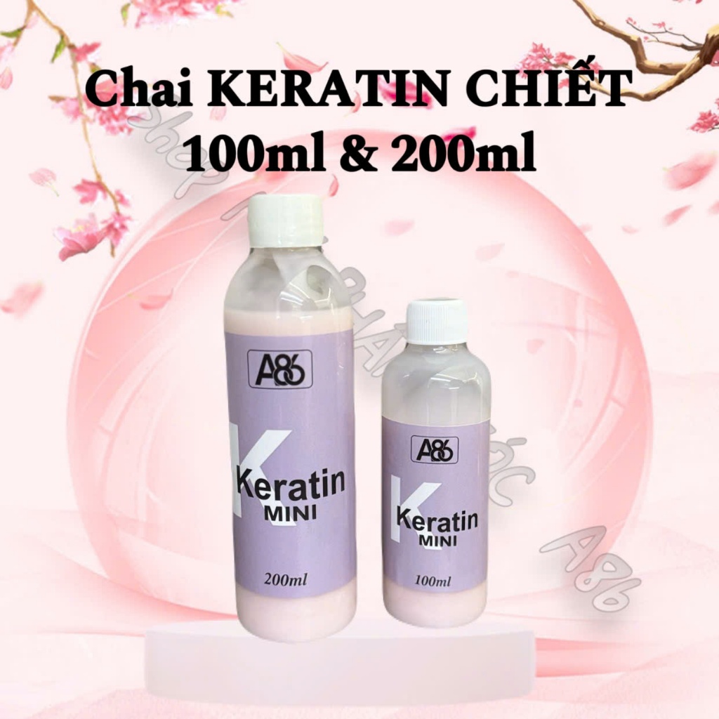 Chai KERATIN A86 chiết 100ml & 200ml