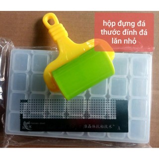 Combo Thước Đính Đá Nhựa/Thép Không Gỉ