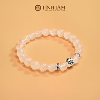 TINH LÂM Vòng Tay Phong Thủy Đá Moonstone 8 Li