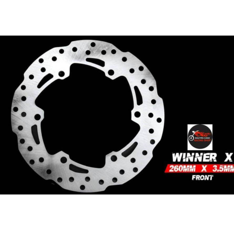 Đĩa thắng trước,, xe winner X,,đĩa trước 260mm