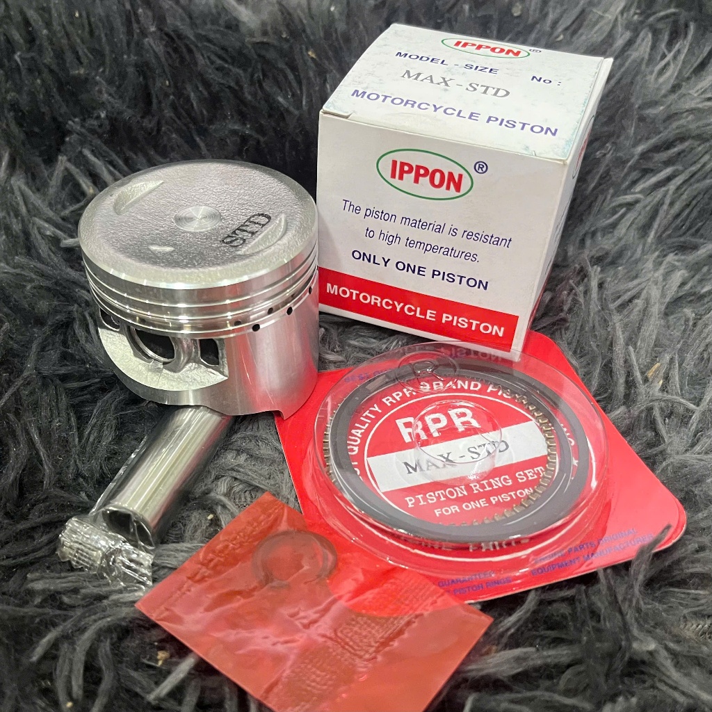 Piston trái 50 51 52 53 54 55 56 57 58 62 mm + bạc ắc 13 cho Wave Dream Sonic