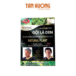TÓC MỀM MƯỢT, ĐEN NHÁNH CÙNG  GÓI DẦU GỘI ĐEN TÓC MITRIX 25ml
