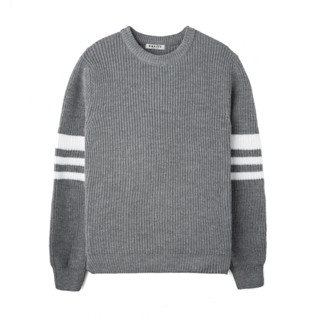 Áo Len Nam Cổ Tròn Hạt Gạo Phối Tay Chất Len Dày Dặn Kiểu Dáng Hàn Quốc AL99