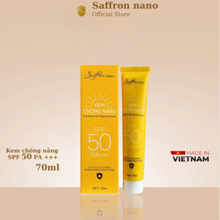  Kem chống nắng Saffron Nano SPF 50 PA+++ - Tùy Tâm Pharma - 70ml 