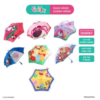 Ô Dù Đi Mưa Gấp Gọn Mesuca Nhân Vật Hoạt Hình Marvel/ Disney Đáng Yêu Chất Liệu EVA Chống Nước