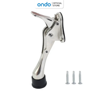 Chặn cửa chân móng ngựa có lẫy gạt chống va đập Ondo chặn giữ cửa chống gió lùa hợp kim đế cao su