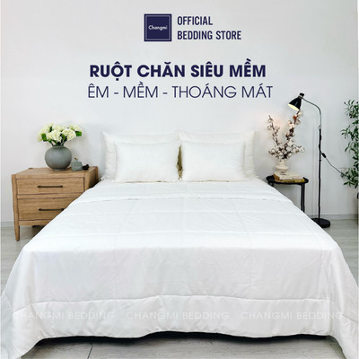 Ruột chăn microfiber siêu mềm cao cấp Changmi Bedding, chuẩn khách sạn cao cấp, mềm mại, dễ giặt