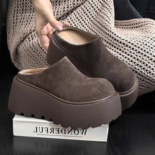 Giày Lười Nữ Lót Lông Chất Siêu Mềm Mịn Cao Cấp Ấm Chân Độn Đế, Giày đi chơi mùa Đông BT004 - Shoes Sneaker