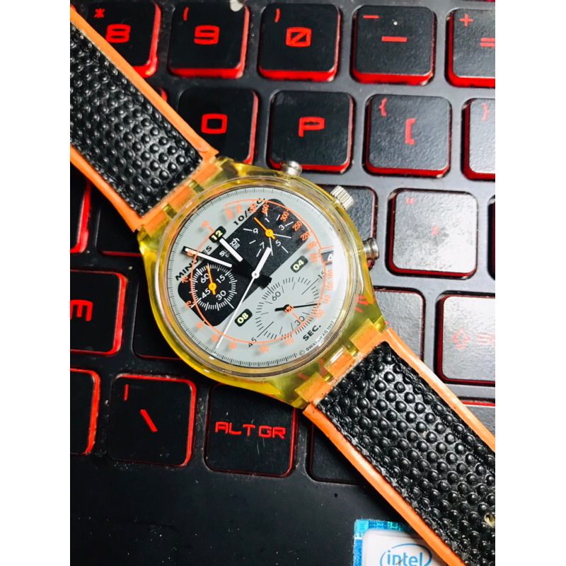 đồng hồ nam Swatch swiss chạy full 6kim chorno size 37mm