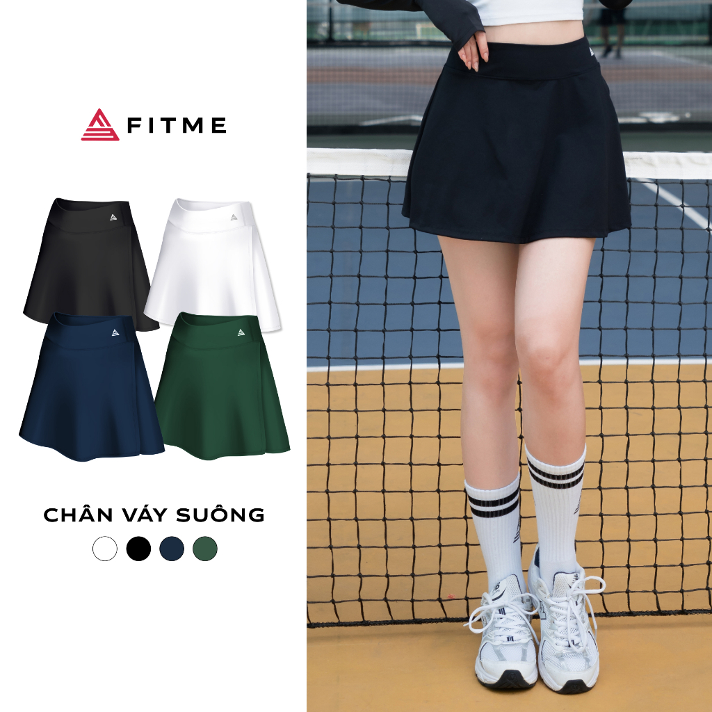 Chân váy ngắn thể thao nữ Fitme GOC may 2 lớp kèm quần bảo hộ chơi pickleball, tennis, cầu lông VSFM01 | BigBuy360 - bigbuy360.vn