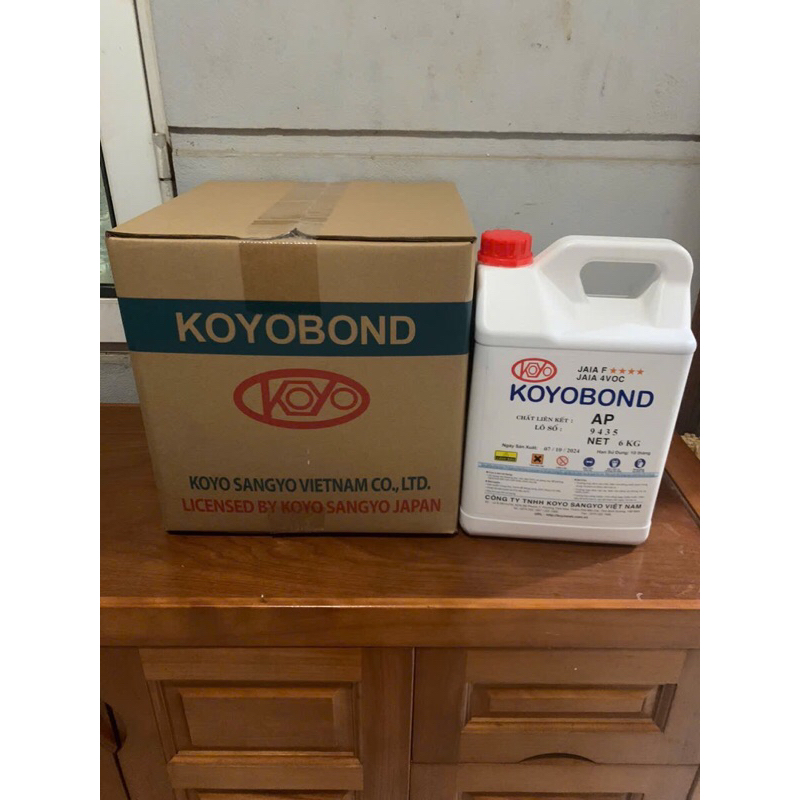 keo dán gỗ Koyobond Nhật ghép ngang ghép dọc phủ veneer, keo ép nhiệt