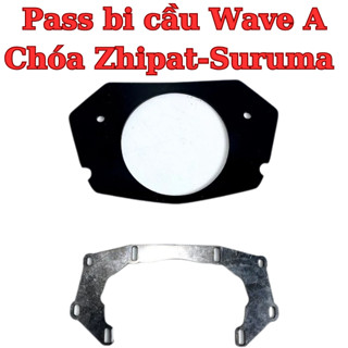 Pat gắn đèn bi cầu led cho xe Wave pha Zipat suruma