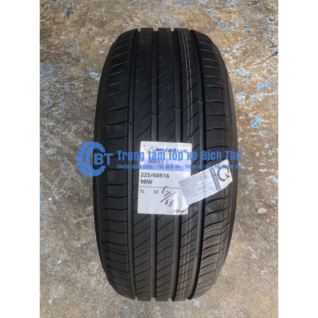 Lốp Michelin 225/60R16 Primacy 4 Cửa Hàng Lốp Bích Thư, Lốp Xe Êm Ái, Chất Lượng Cao, Khả Năng Bám Đ