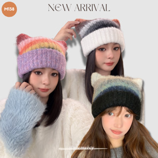 [SẴN]-🍊 Mũ lông tai mèo xinh xắn màu sắc phong cách Nhật Bản (M208)