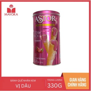 BÁNH QUẾ NHÂN KEM ASTOR VỊ DÂU 330G