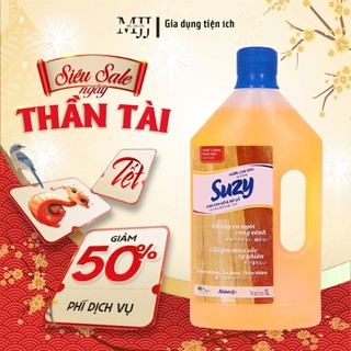 Nước lau sàn gỗ và đồ gỗ suzy 1l - thành phần hữu cơ, chất lượng nhật bản
