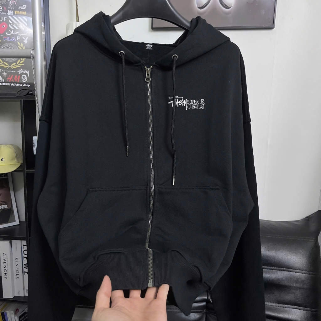 [Ảnh Thật] Áo Hoodie Stussy SUPERIOR QUALITY ZIP  - Streetwears SG
