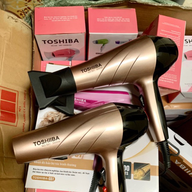 Máy sấy tóc Toshiba 3000W sấy 2 chiều nóng và lạnh