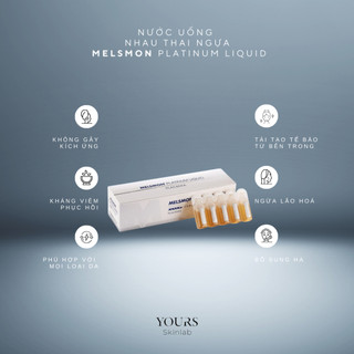 Melsmon Platium Liquid- Nước uống nhau thai ngựa Nhật Bản hộp 30 ống x 10ml