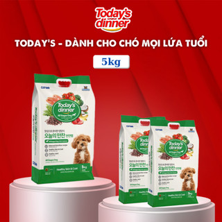    5KG   Thức ăn hạt cho chó mọi lứa tuổi TODAY'S DINNER hạt cân bằng dinh dưỡng 5kg hạt khô nhập khẩu 