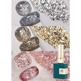  Sơn gel cao cấp AS sơn móng nhũ FLASH bắt sáng màu nhũ vàng nhũ bạc nhũ hồng 