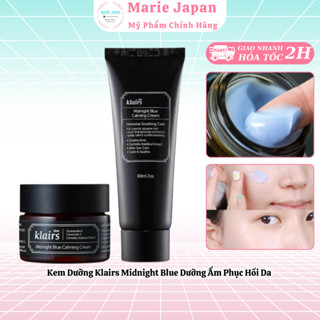 Kem Dưỡng Klairs Midnight Blue Dưỡng Ẩm Phục Hồi Da Calming Cream Hàn Quốc