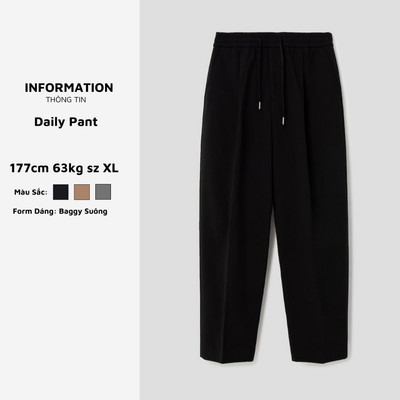 Quần dài cạp chun ARMCEO daily pant mặc thường ngày chất liệu coolmax cực mềm mịn, thoáng mát-D02