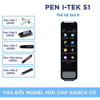 Máy phiên dịch i-Tek Pen S1 2024 - 2025(OFFLINE 19 NGÔN NGỮ THÔNG DỤNG)
