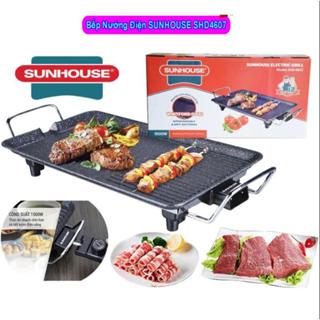 Bếp Nướng Điện Không Khói SUNHOUSE SHD4607 6 Mức Nhiệt Công Suất 1500W, Mặt Tráng Men Chống Dính, Bảo Hành 1 Năm