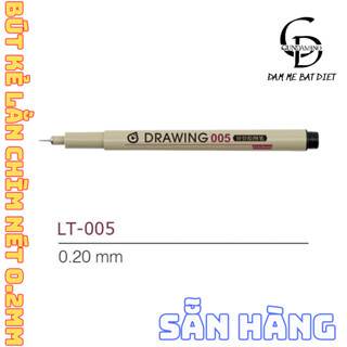 [SẴN HÀNG] Bút Kẻ Lằn Chìm Nét 0.2mm (LT005) Tô Màu Mô Hình Gundam Bandai, Dụng Cụ Kẻ Lằn Đồ Chơi Gundam