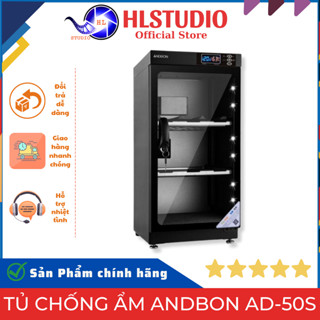 Tủ chống ẩm Andbon AD-50S (50 lít), hộp hút, chống ẩm HLSTUDIO, dùng chống ẩm máy ảnh, công nghệ cao, tiết kiệm điện