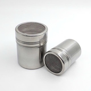 LỌ RẮC BỘT CACAO, MATCHA - Inox