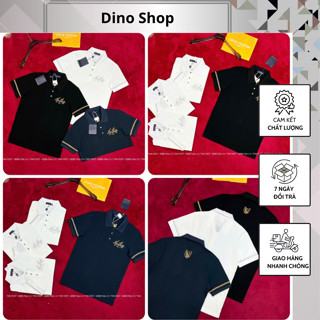 Áo Polo Nam Lờ Vê Chất Cotton Thêu Logo Ngực Siêu Đẹp - Áo Polo Nam Eo Vì Thêu Chữ Hot Hit