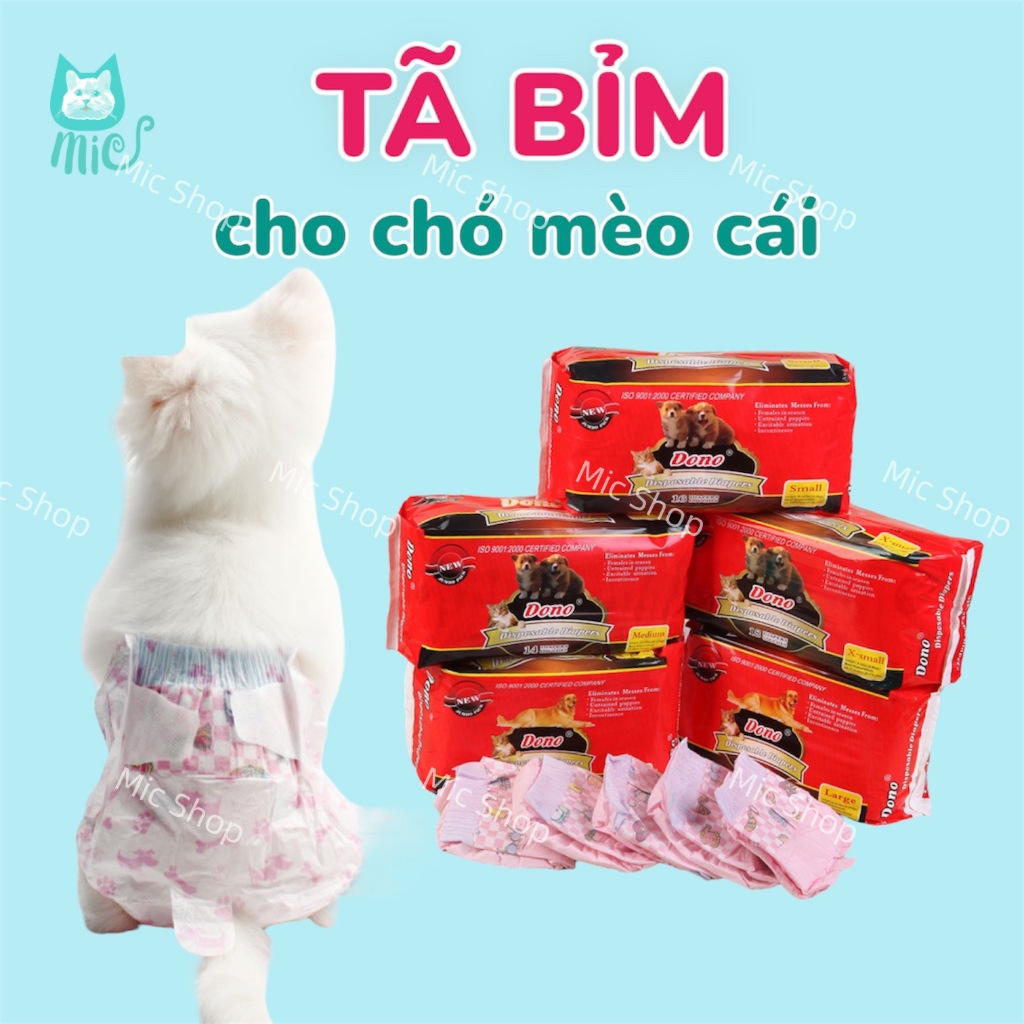 Bỉm vệ sinh cho chó mèo cái (giá bán lẻ 1 cái)
