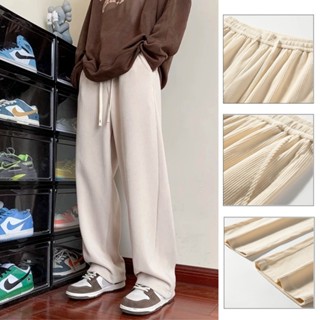 quần nỉ quần kaki nam ống suông cạp cao chất nỉ tăm cao cấp dày dặn đứng form baggy unisex