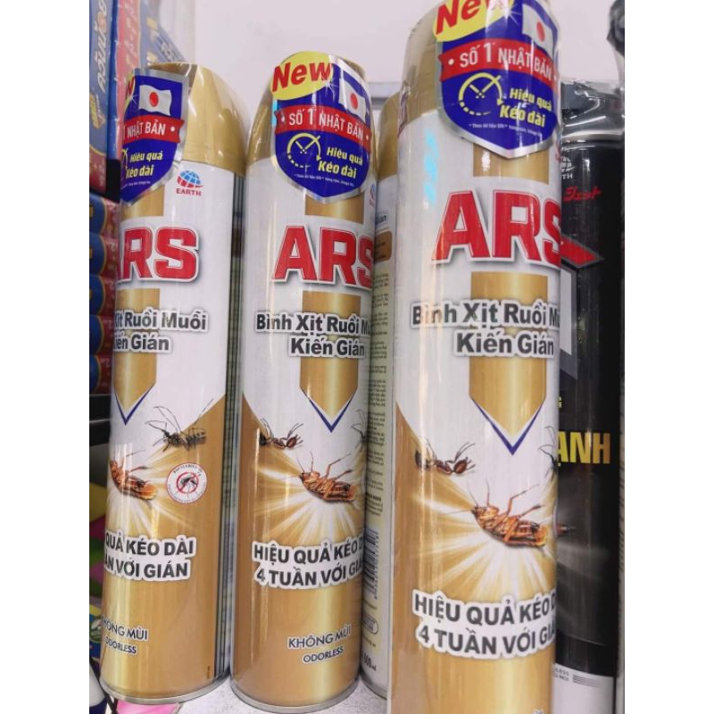 Bình xịt ruồi muỗi kiến gián Ars