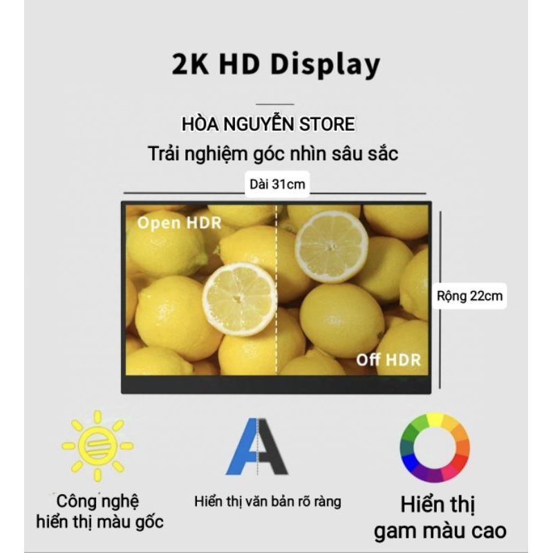 ( Hỏa tốc HCM rẻ nhất)Màn di động 14inch 2K5 cảm ứng GƯƠNG phiên bản mới | BigBuy360 - bigbuy360.vn