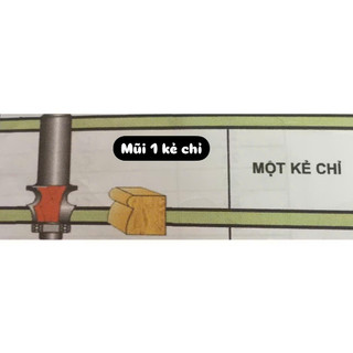 MŨI PHAY GỖ CHỈ ĐŨA 8-10MM