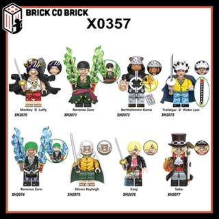 One Piece Mô hình Lắp ráp Zoro Wano Phiên Bản Mới Rayleigh Sabo Luffy Đồ chơi Law Sanji X0357
