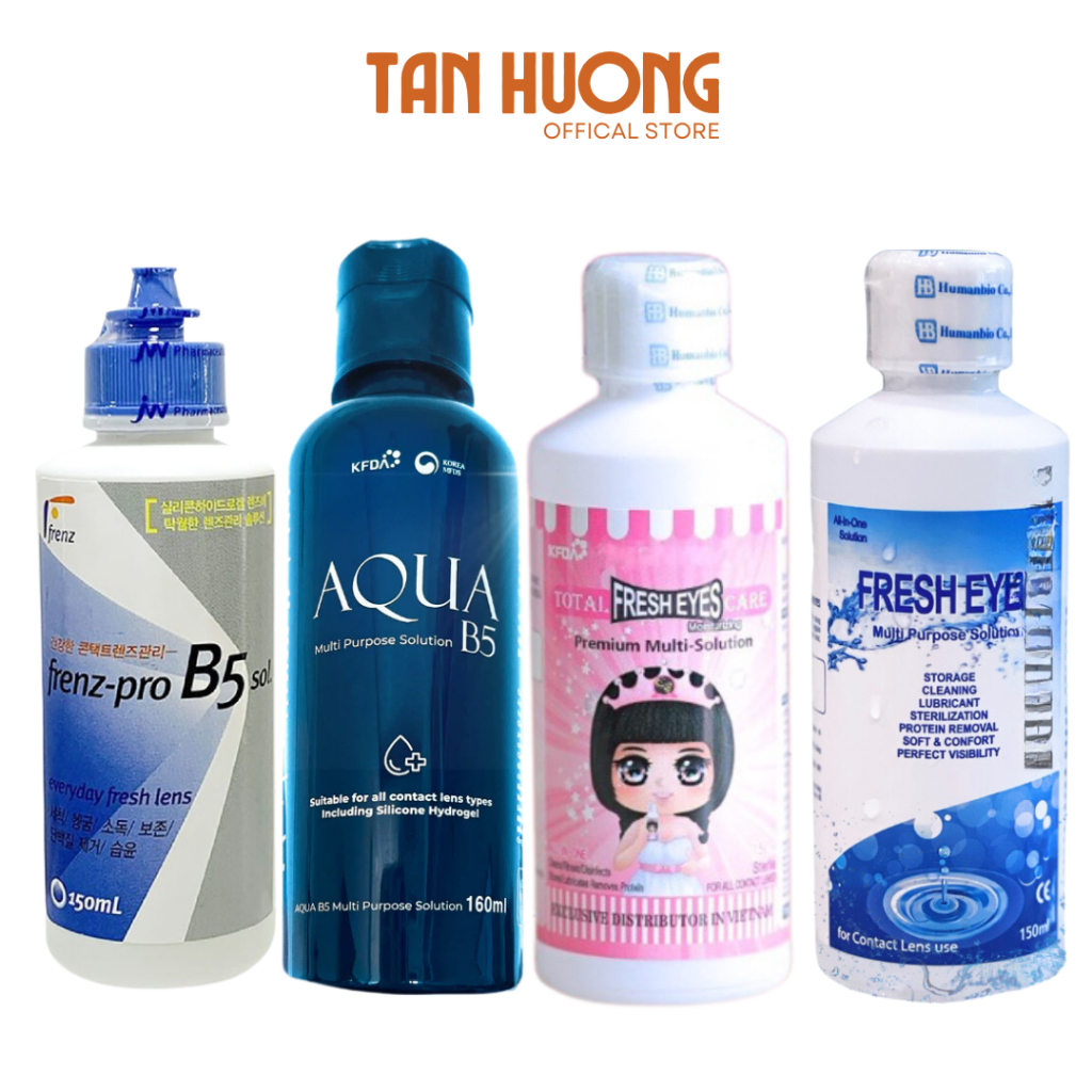 Nước ngâm lens Aqua B5 Solution 160ml